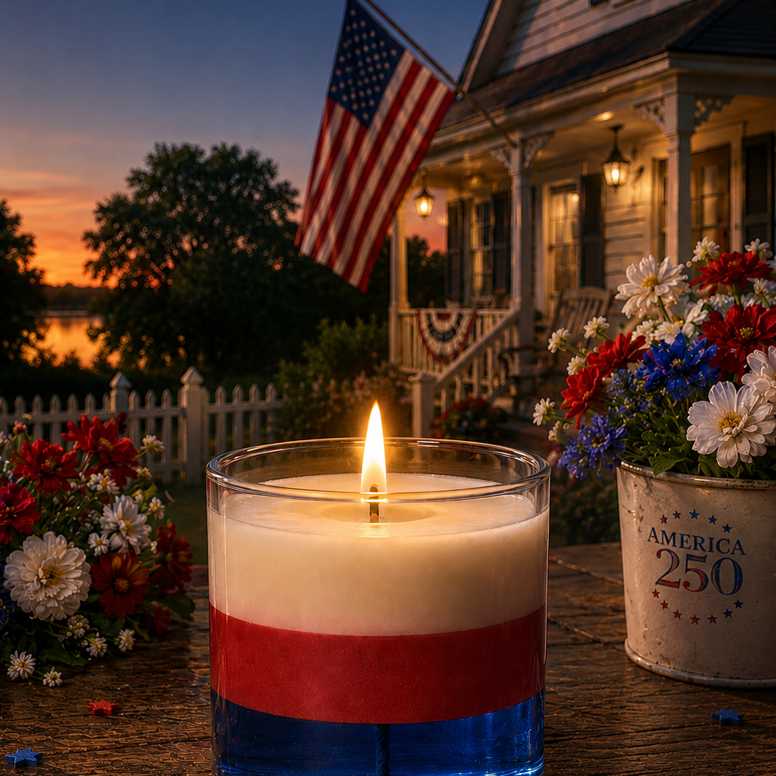 America 250 Candle