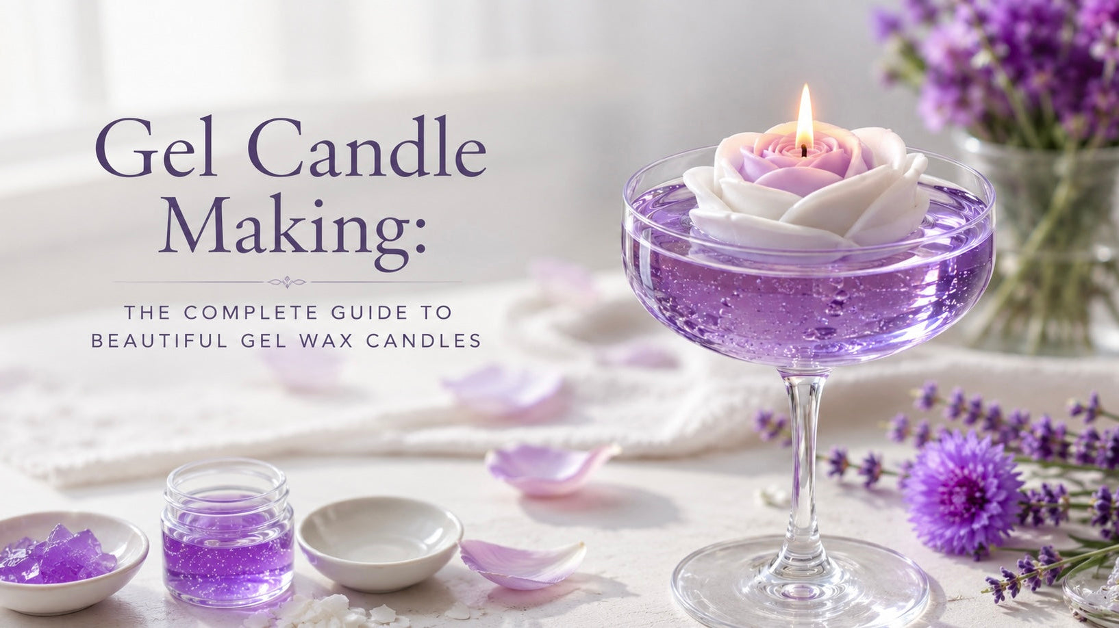 Gel candle making