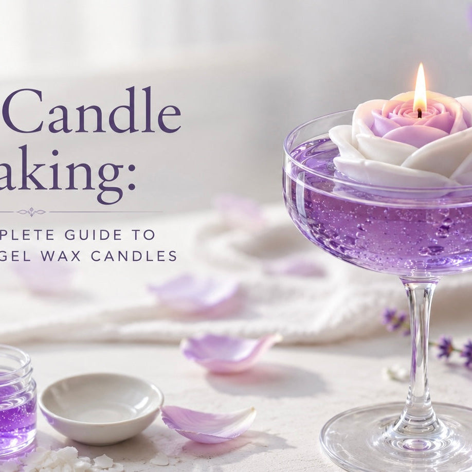 Gel candle making