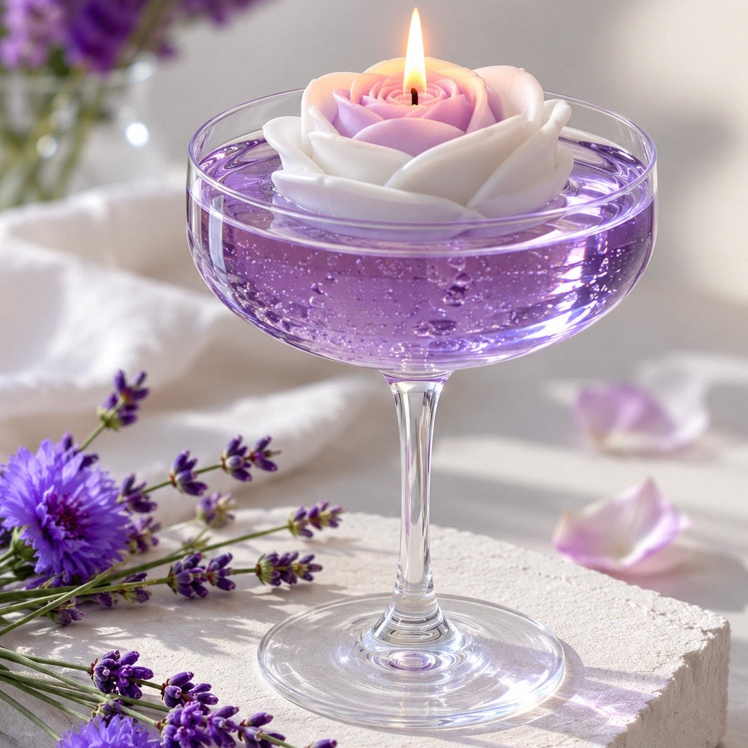 Lilac Gel Wax Candle
