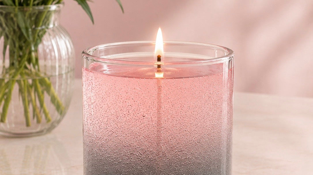 How to Make a Pink & Black Ombre Gel Candle