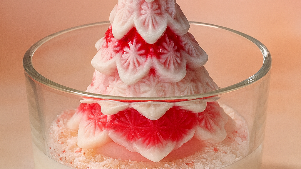 Candle molds Canada | Christmas tree silicone Mold