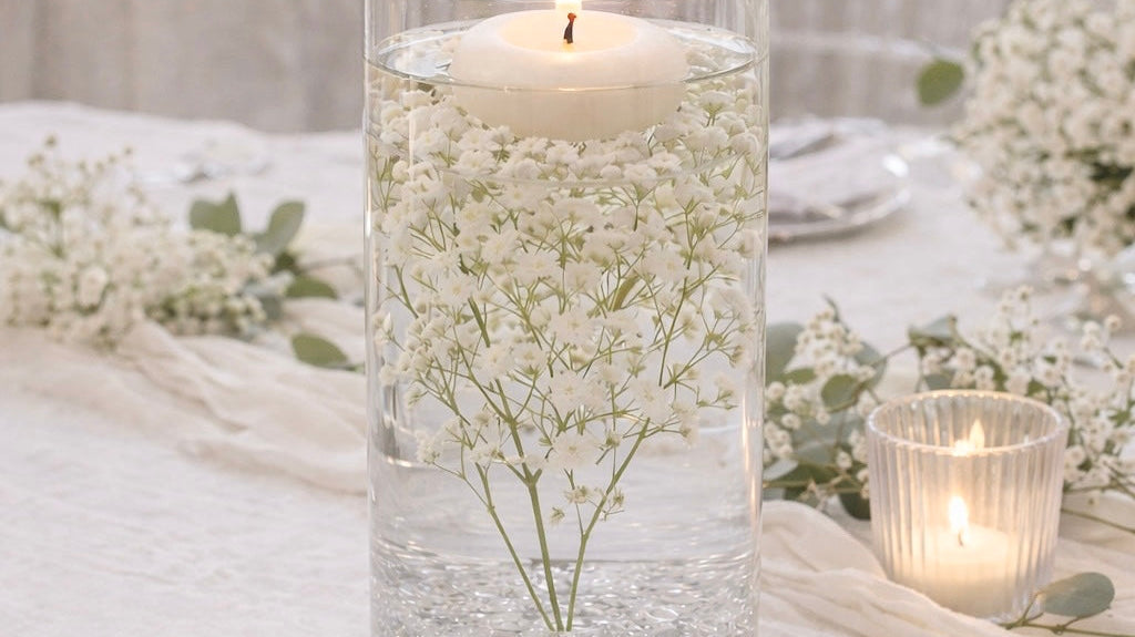Floating Candle Wedding Centerpieces