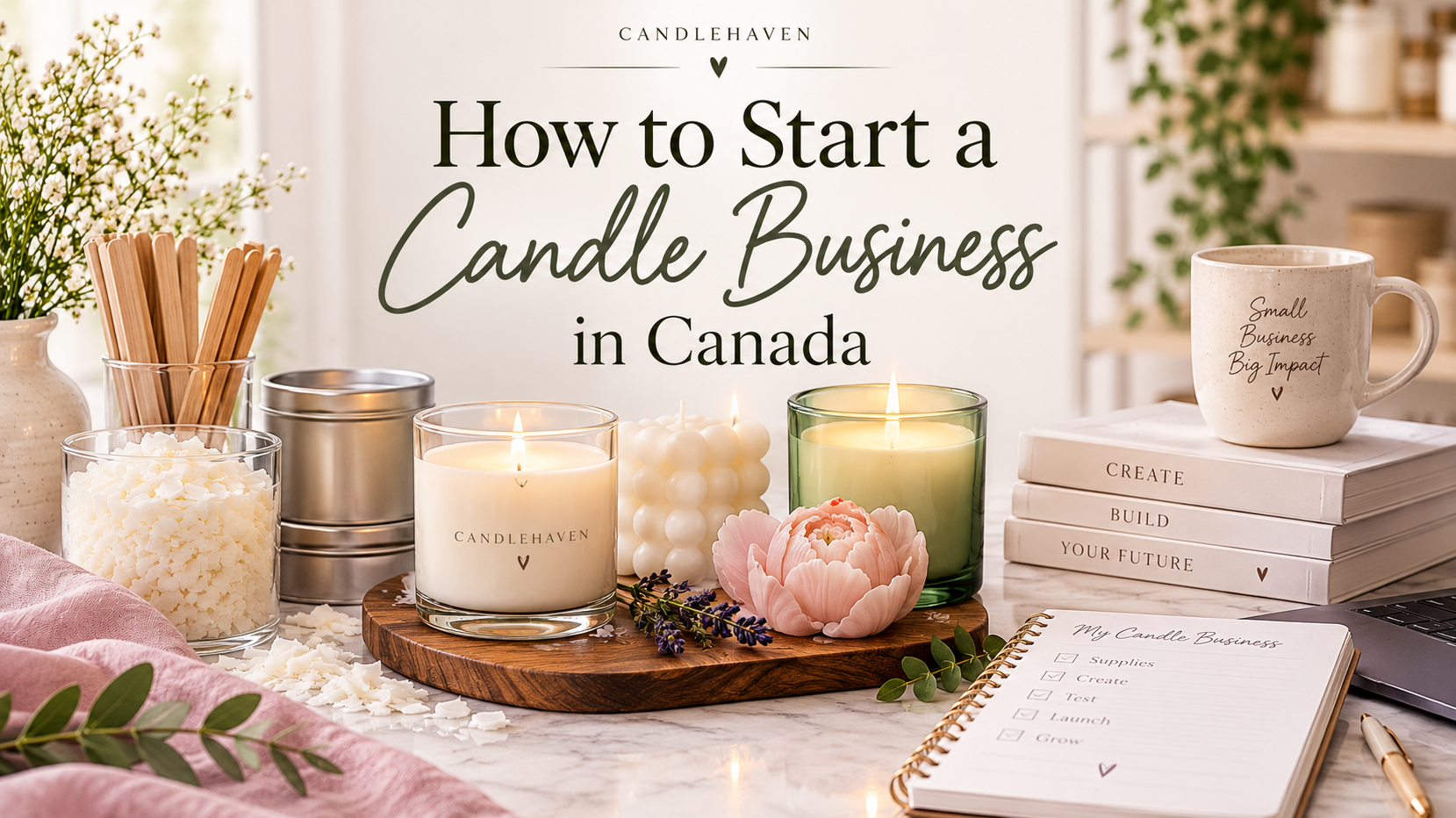 How to start a candle business in Canada
