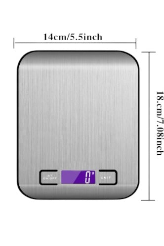 Digital scale used to measure candle making supplies in the candle making process