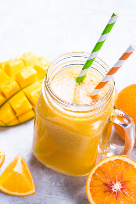 hot tropics fragrance oil for candle making is a blend of orange, mango and cutris fruits