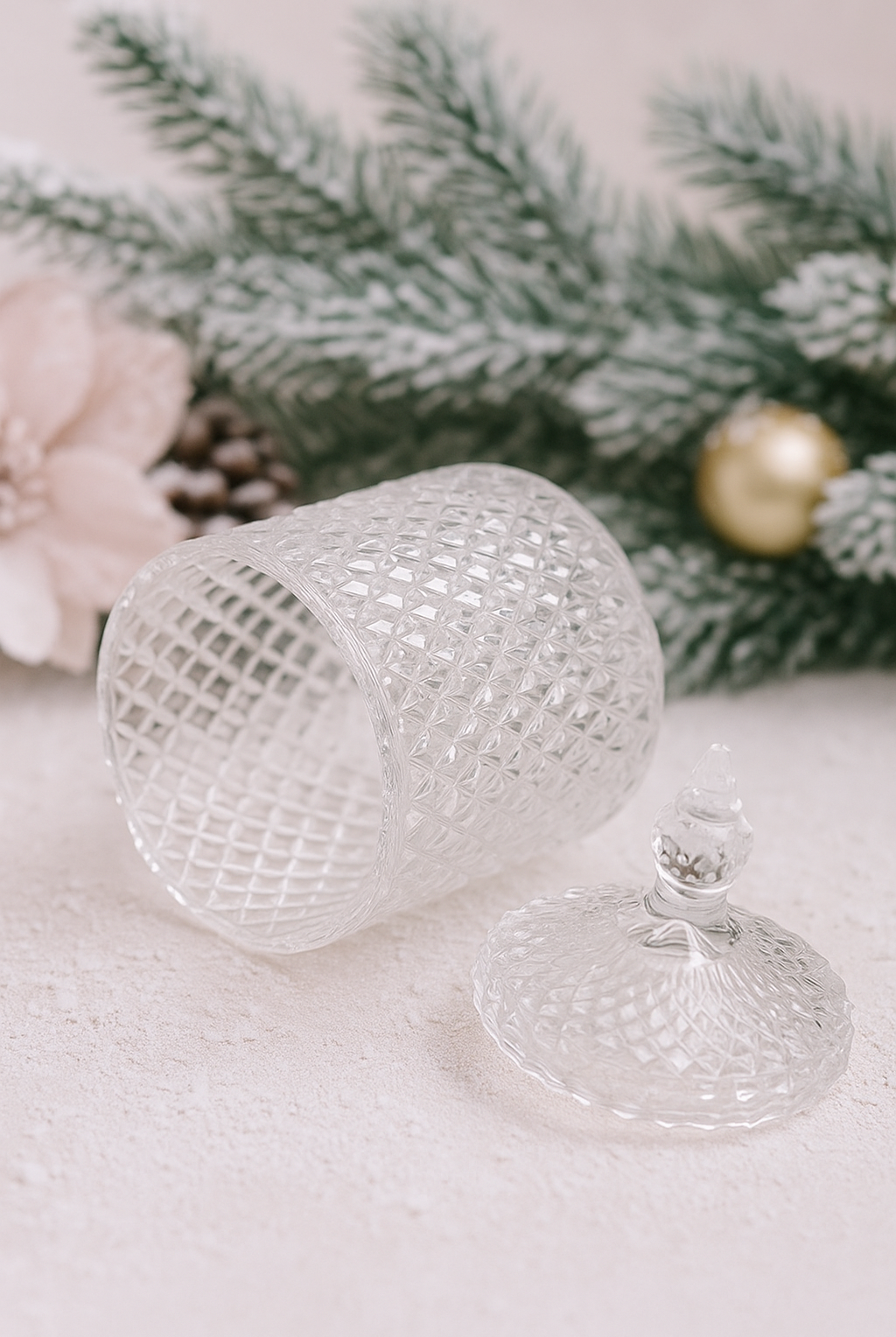 Candle Jars heat rated | Geo cut clear vessels