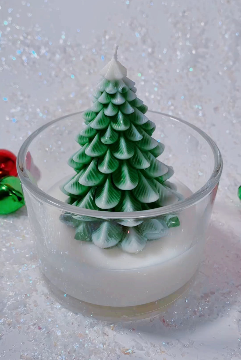 Christmas Tree Silicone Mold for candle and soap making