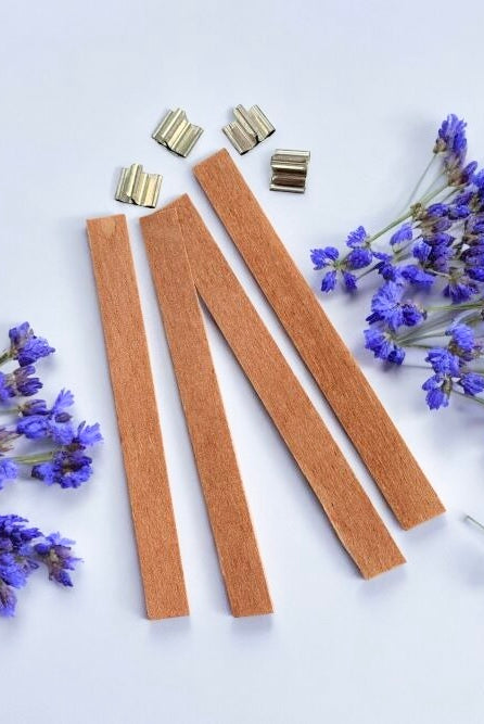 Wooden wick used for candle making Canada