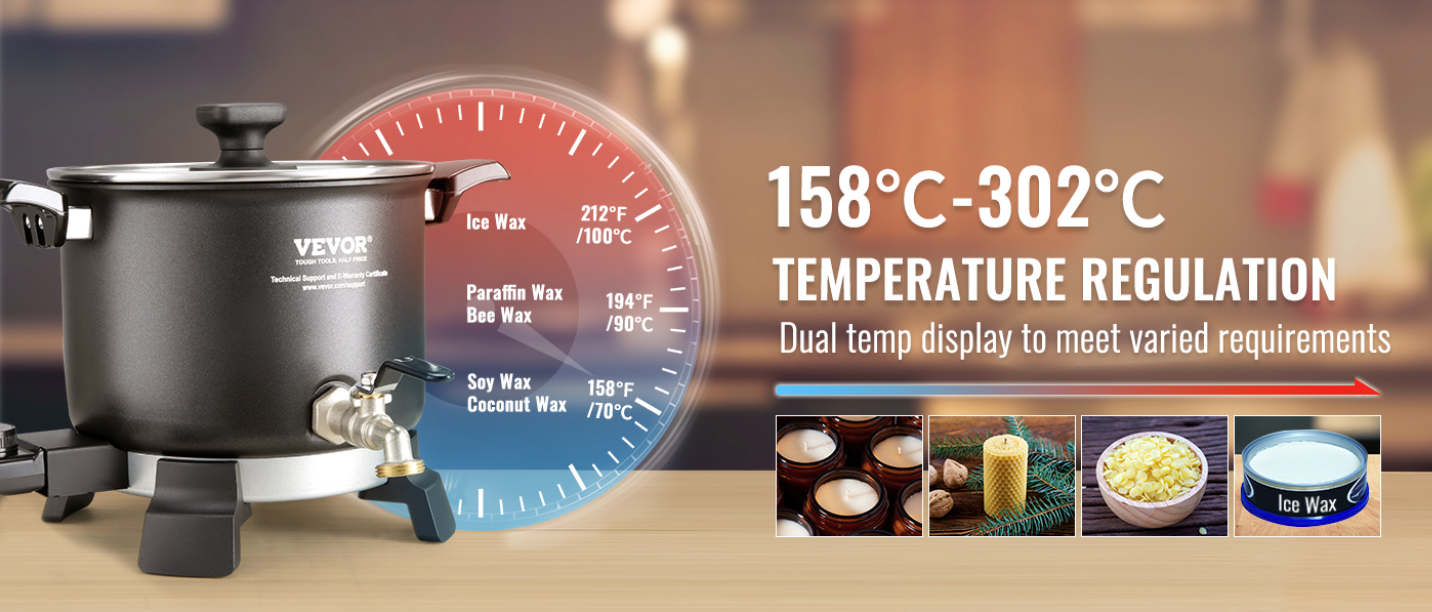 wax melter canada | electric wax melter for candle making sold at Candlehaven.ca