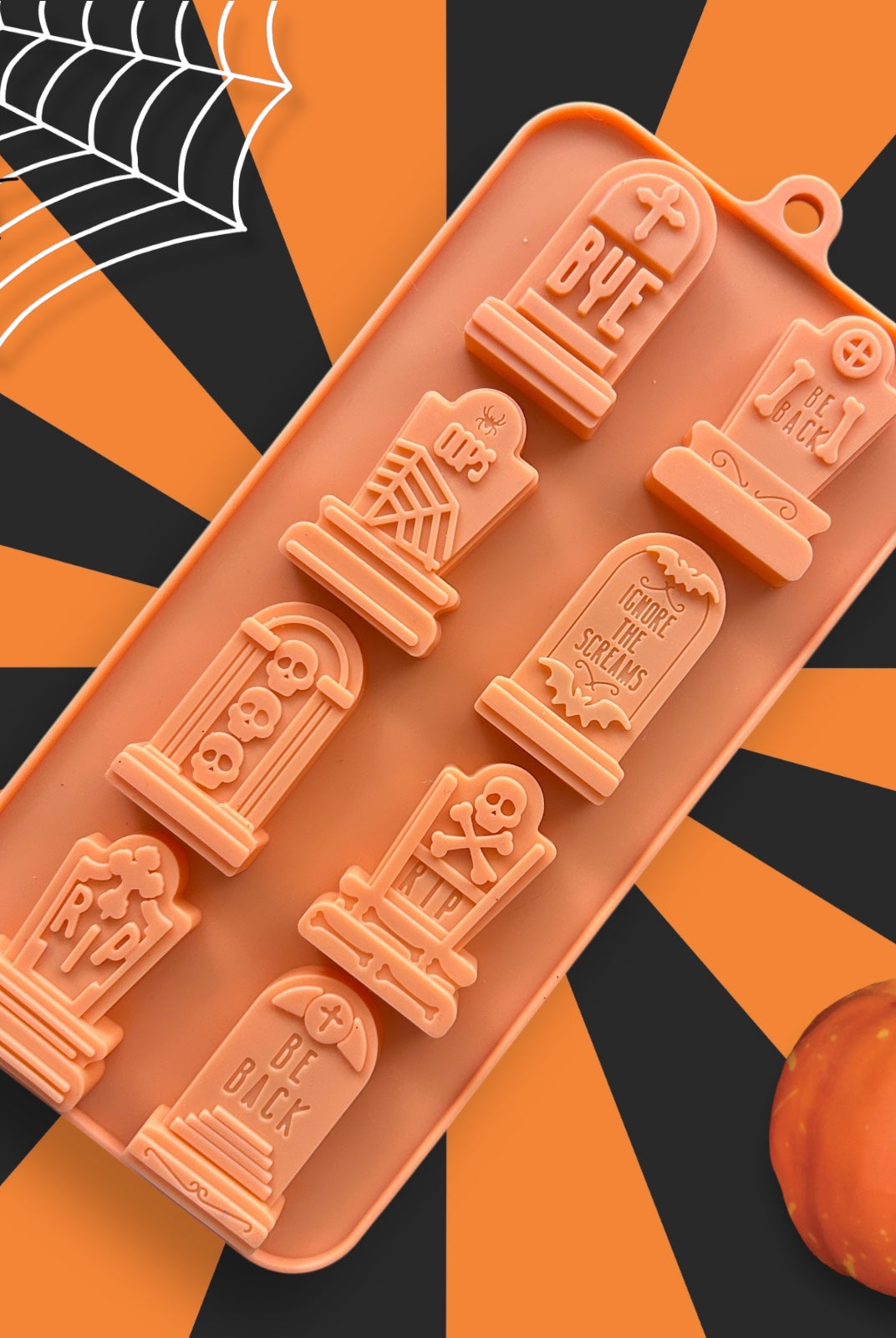 tombstone silicon molds for Halloween candle making