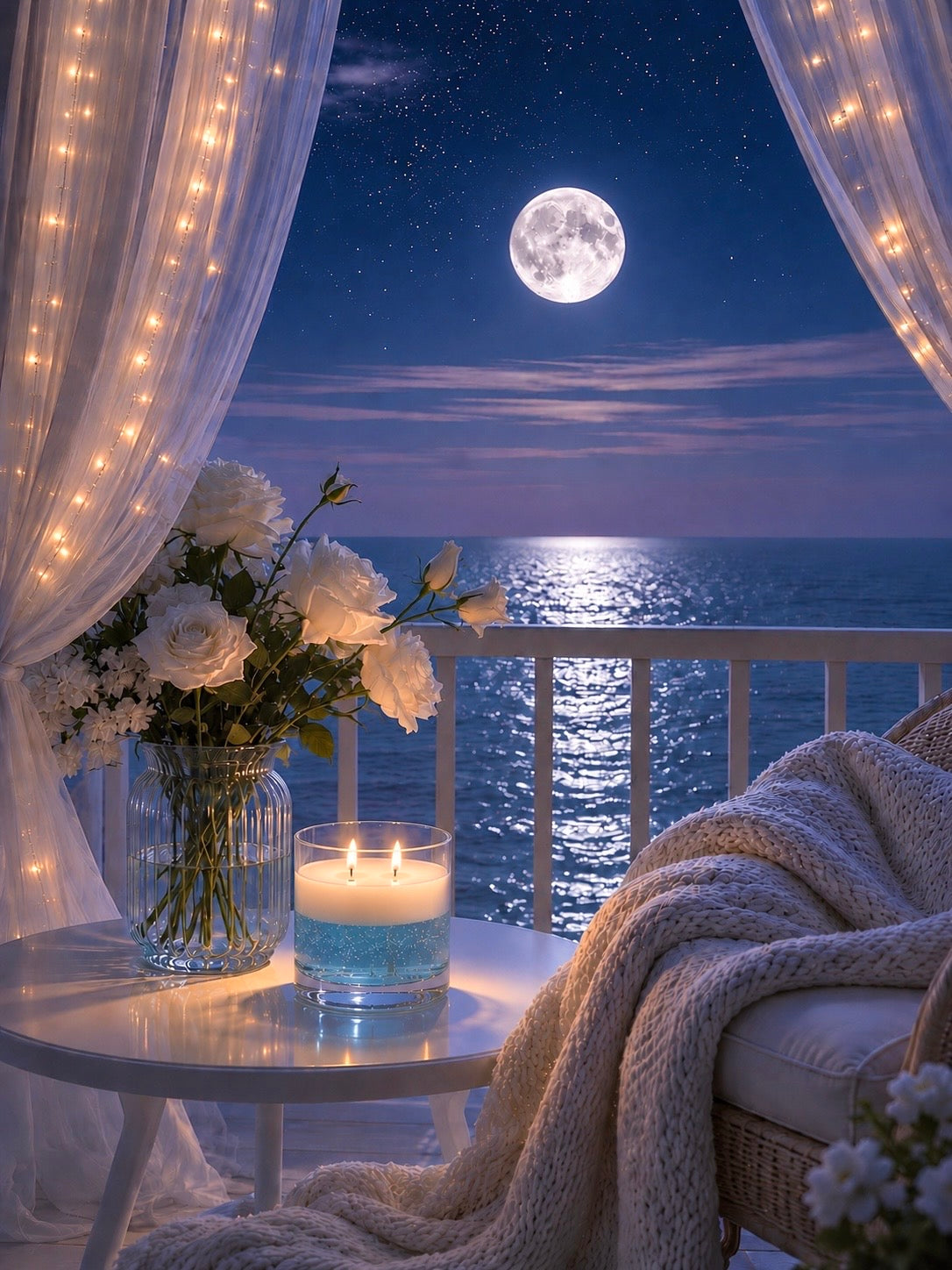 How to Make a Moonlit Beach Gel Wax Candle