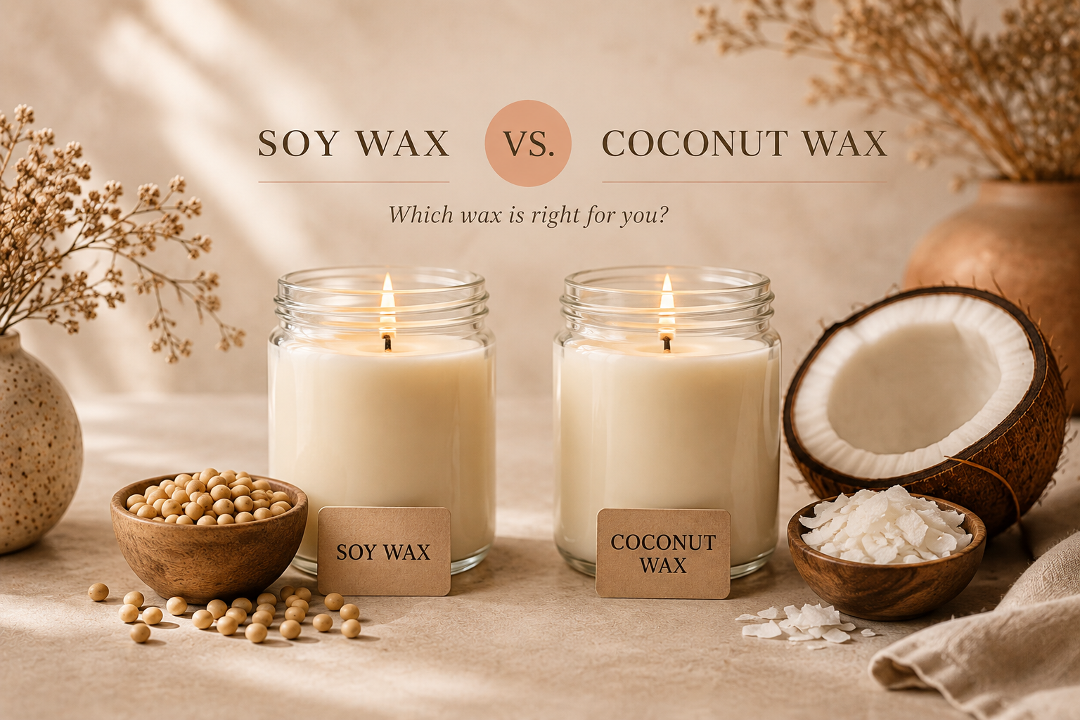 Soy Wax vs Coconut Wax