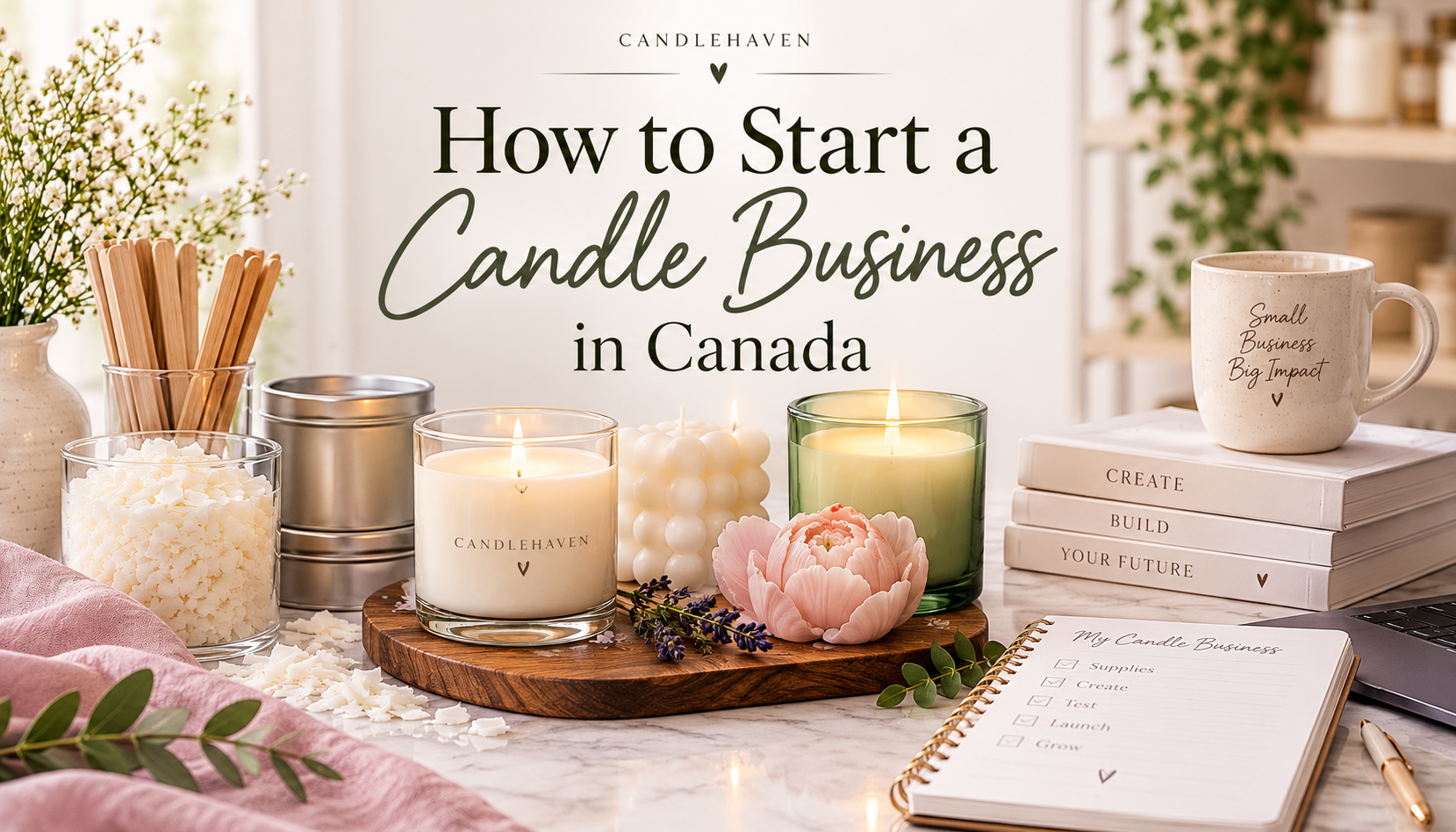 How to start a candle business in Canada