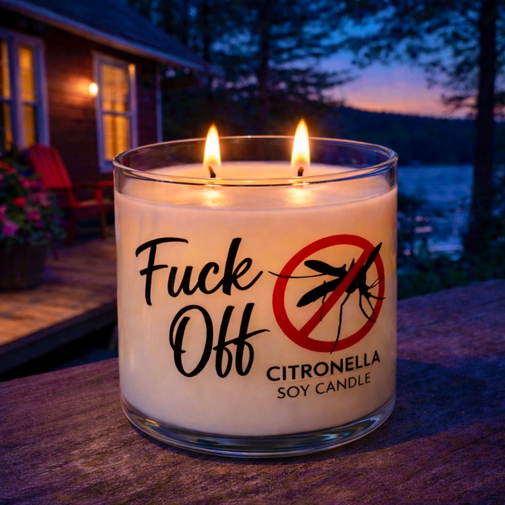 Fuck Off DIY Citronella Candle Kit