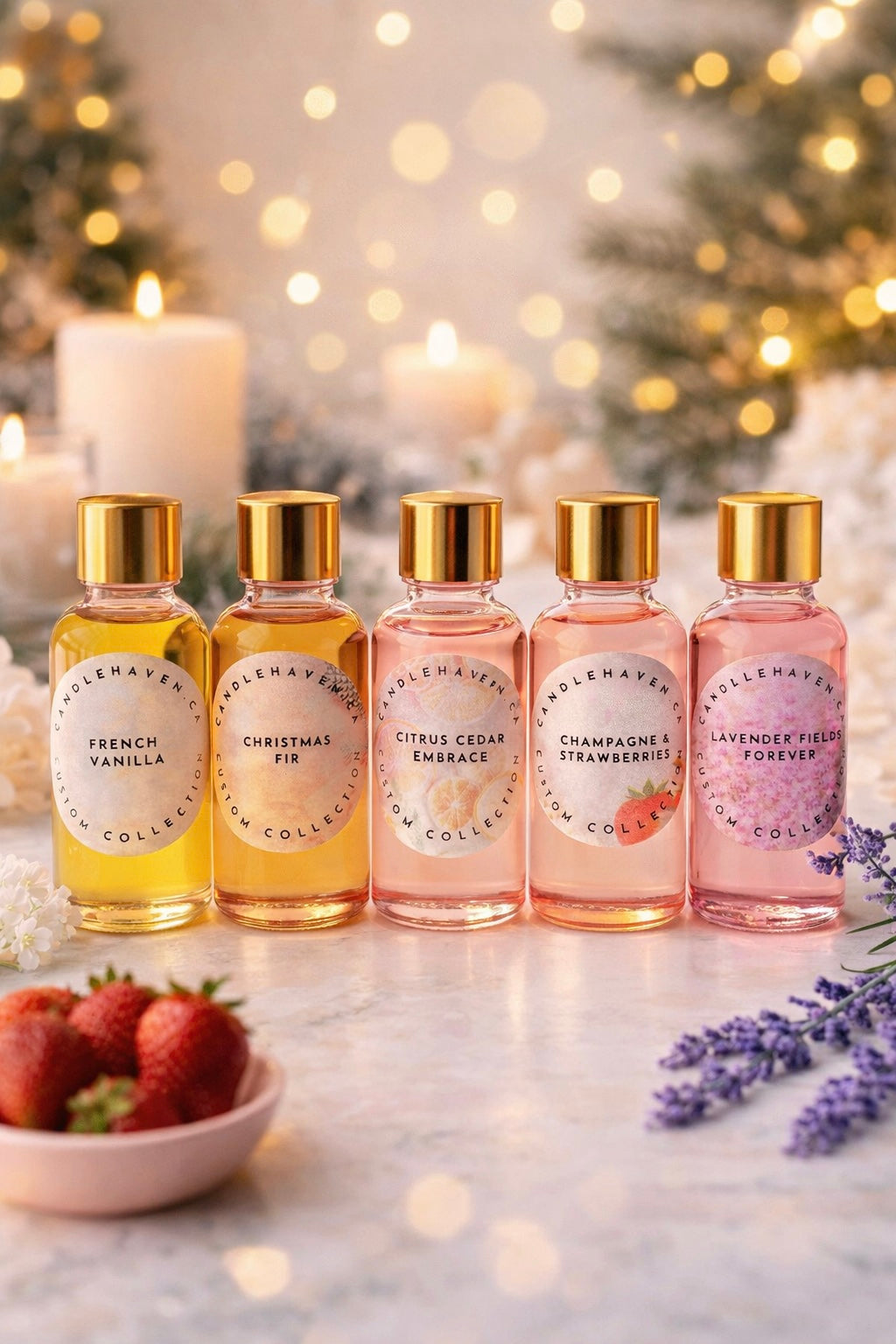 Candlehaven’s best selling fragrance oil
Bottles