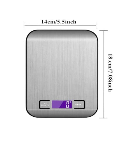 Digital scale used to measure candle making supplies in the candle making process