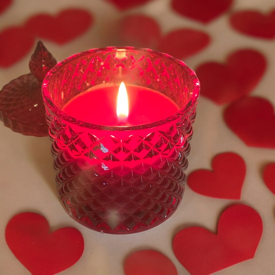 red candle vessel canada | Franci Red vessel for candle making on Valentine's Day
