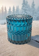 Lush Teal Vessel for candle mkaing sold exclusively by Candlehaven.ca