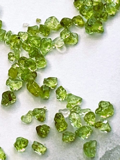 peridot crystals candle making canada | peridot mini chips for candle making and crafts
