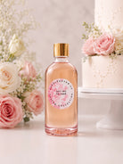 Pink bottle of say yes to cake fragrance oil for candle and soap making by candlehaven.ca