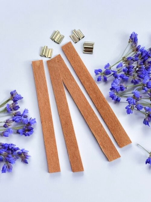 Wooden wick used for candle making Canada 