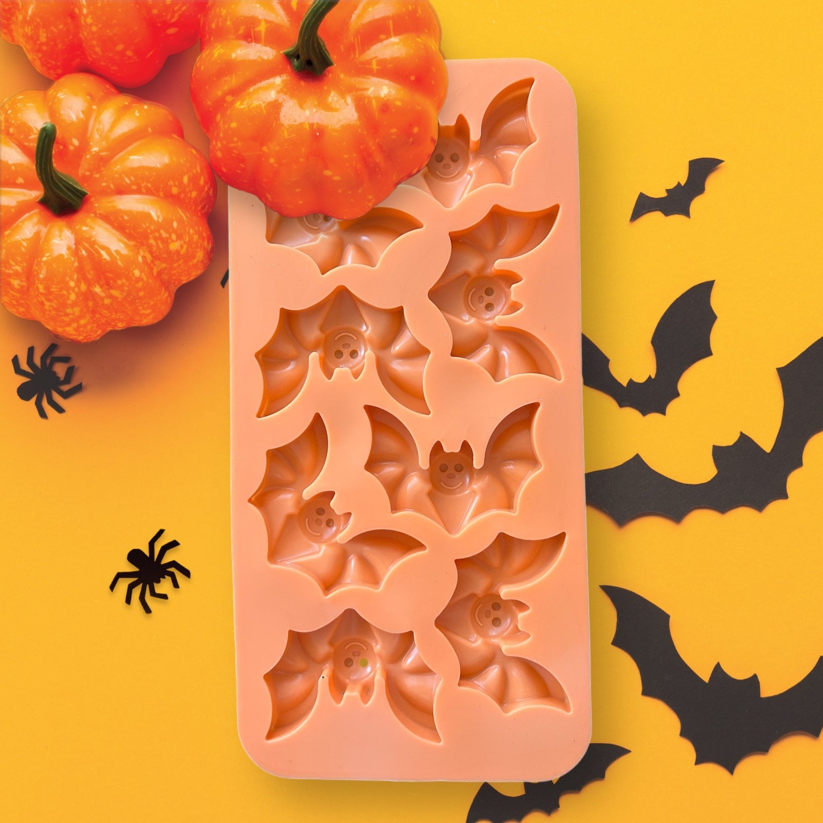 halloween bats silicone mold for candle making 