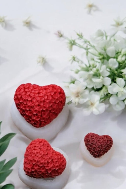Heart Silicone Mold perfect for candle making and soap making