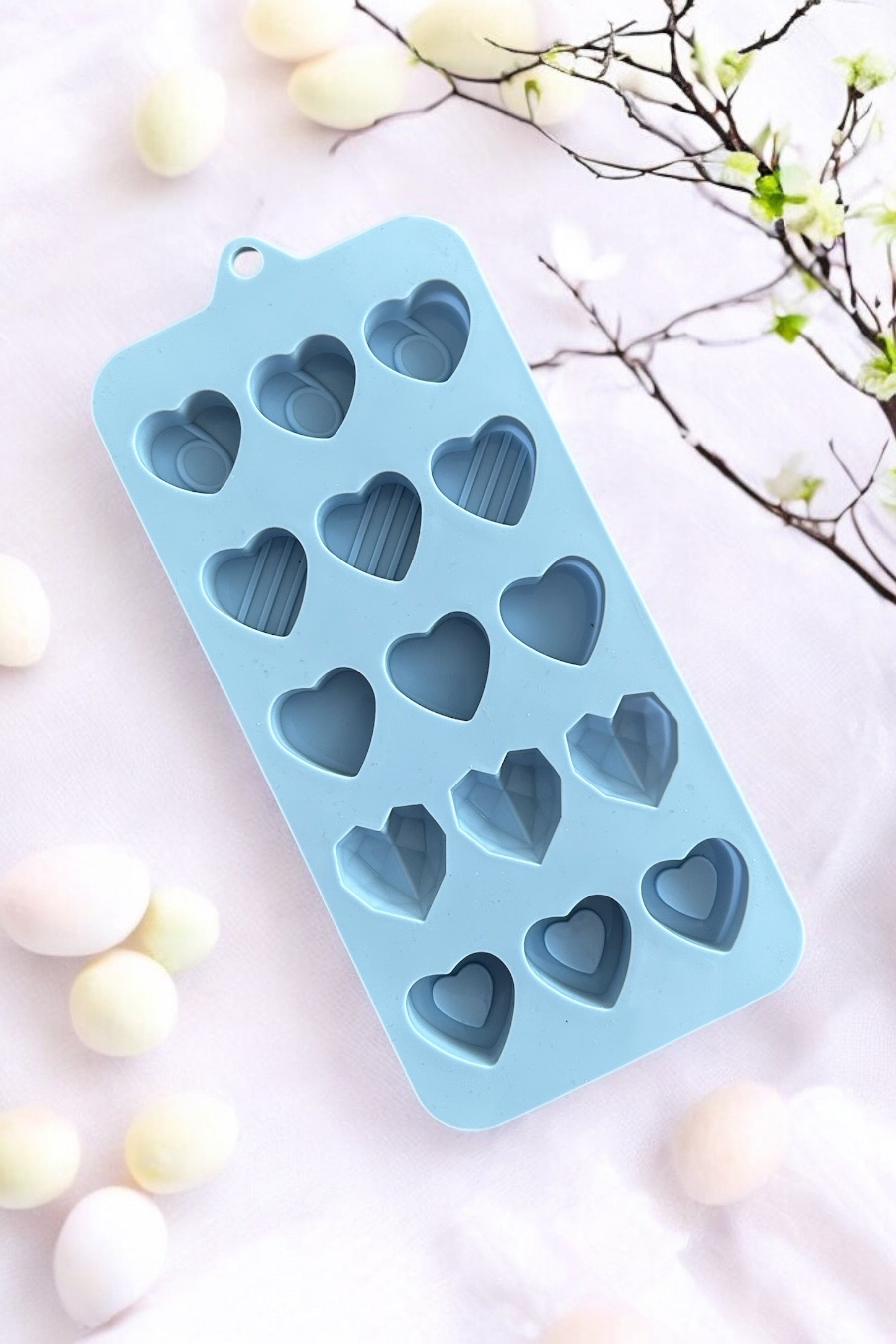 Hearts Tray Silicone Mold