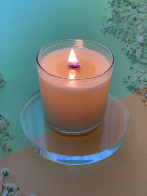 spiral wick featured in a Candlehaven.ca candle, available for purchase