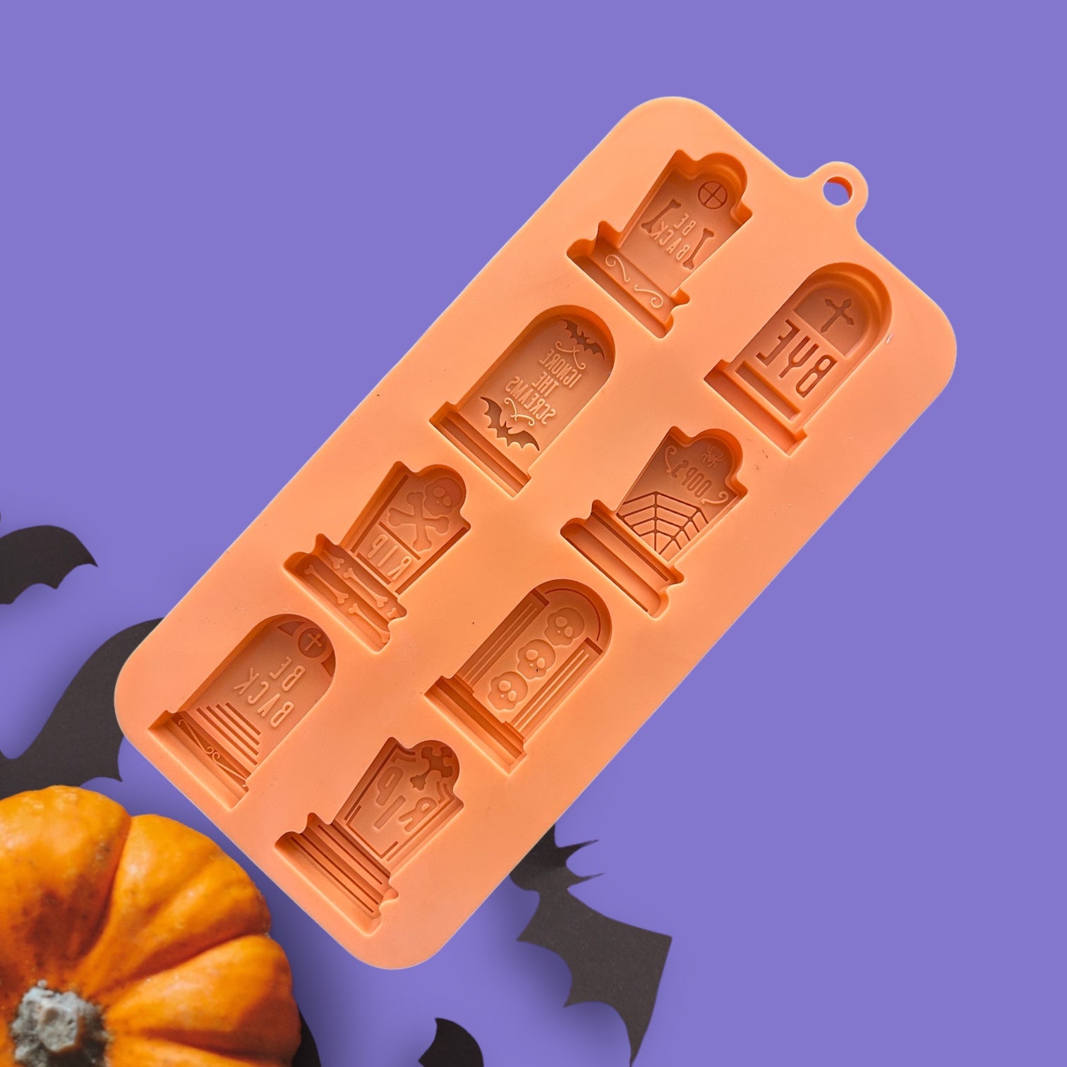 tombstone halloween candle making molds of silicone